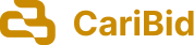 Caribid yellow logo representing a secure auction platform for the banking sector